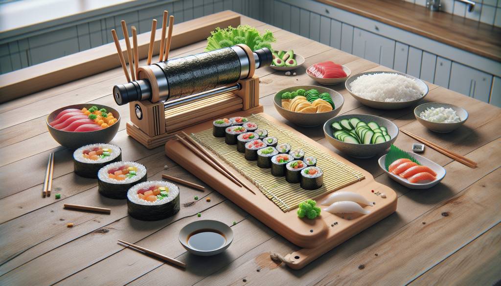 Créer des sushis maison : offrez l’appareil à sushis en cadeau culinaire