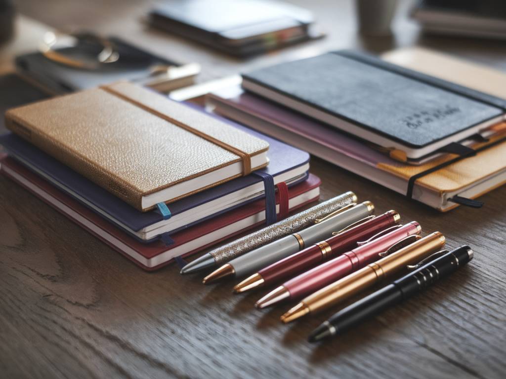 Idée cadeau pour passionné d’écriture : sélection de carnets et stylos uniques.